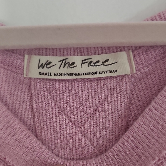 We The Free Lilac Long Sleeve Top - Picture 5 of 7